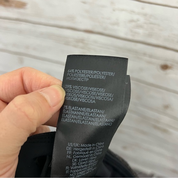 Liverpool Reese Pull On High Rise Ankle Legging Pants Gray Plaid - Picture 6 of 6